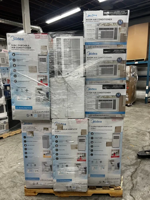 air conditioner liquidation pallets