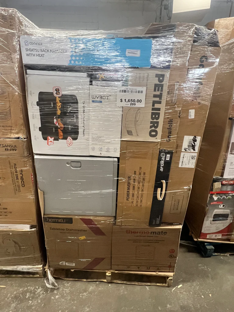 electronics liquidation pallets with fast shipping europe