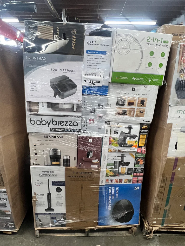 buy amazon return electronics pallets germany