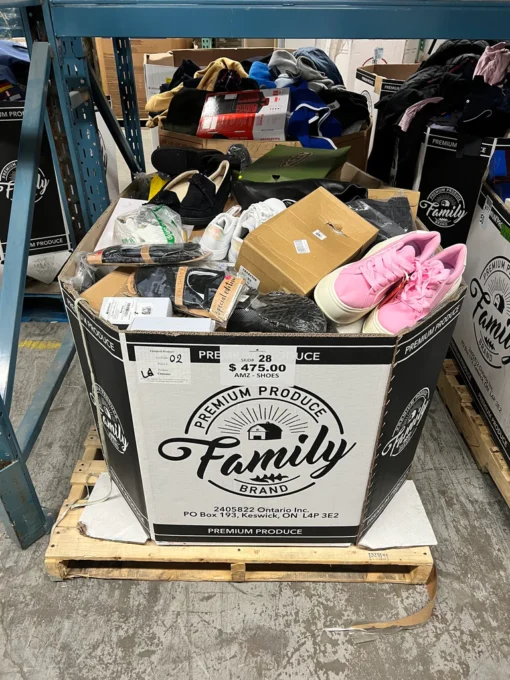 branded sneaker pallets
