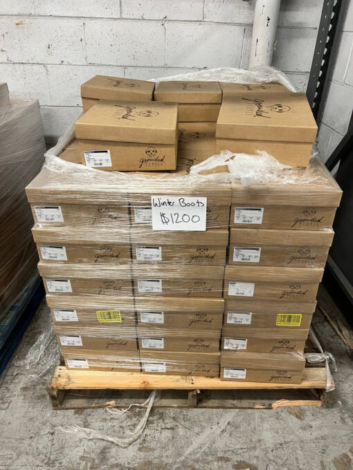 buy winter boots pallets for resale