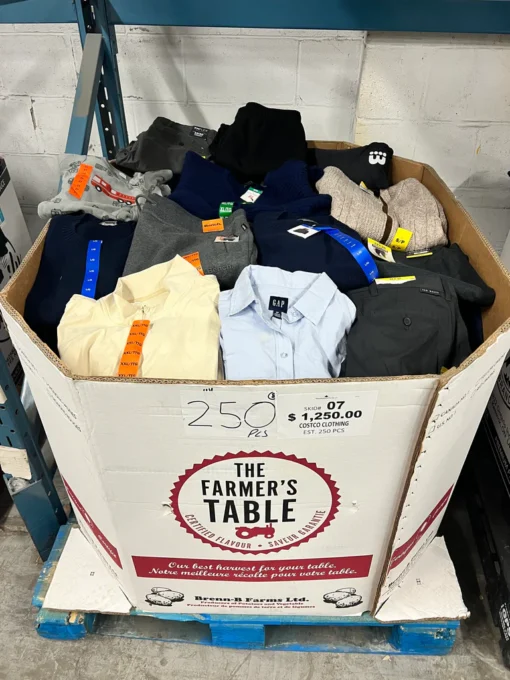 costco clothing liquidation pallets