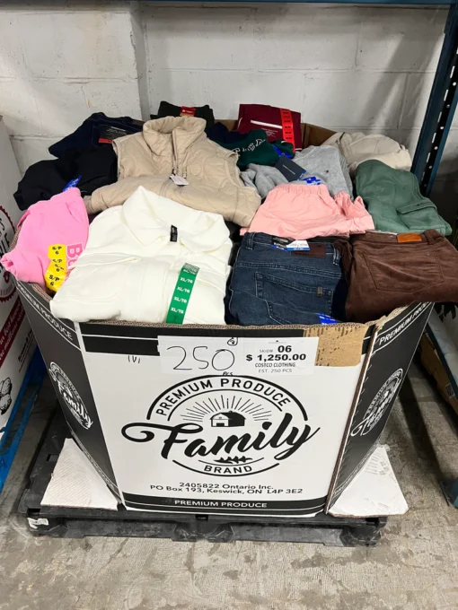 costco clothing pallets