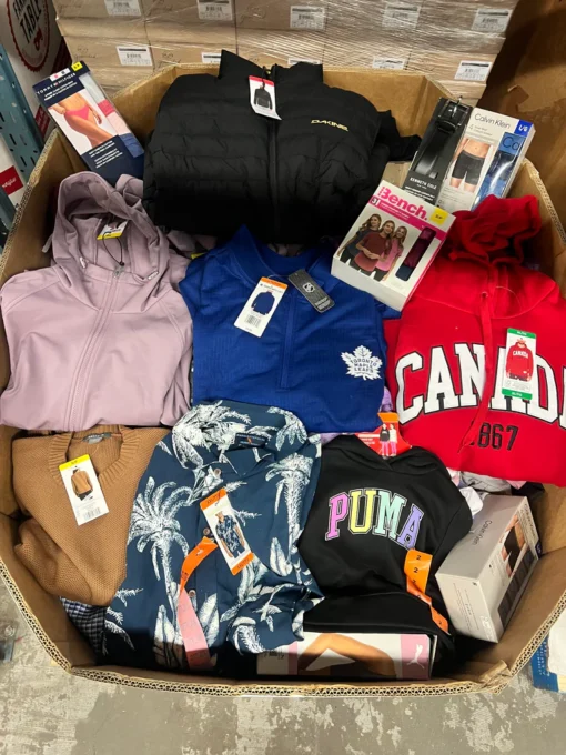costco reseller clothing pallets
