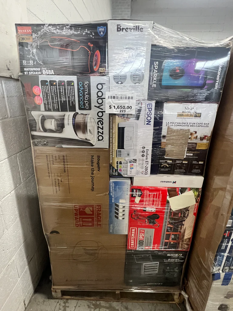 electronics pallet importer europe