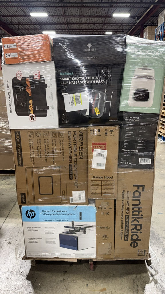 amazon customer return electronics pallets