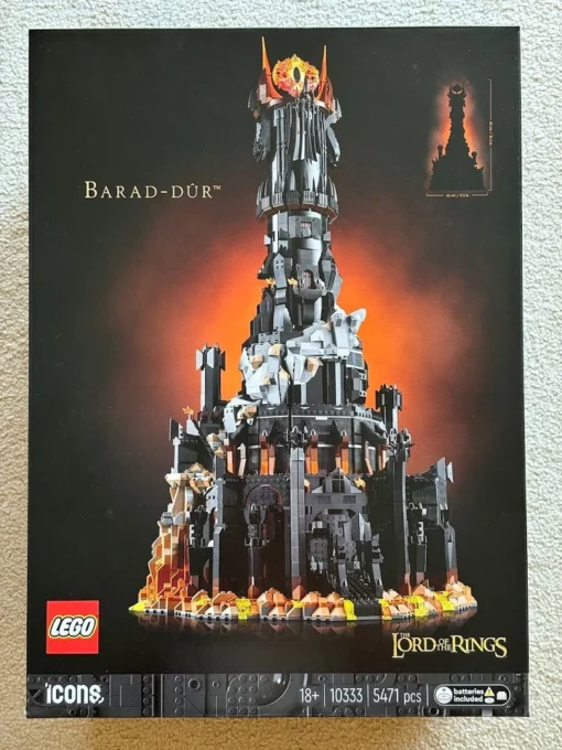 lego 10333 the lord of the rings barad dur