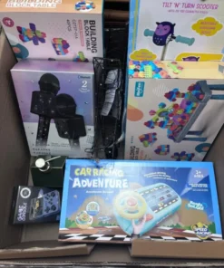 spielzeug lagerauflösung paletten